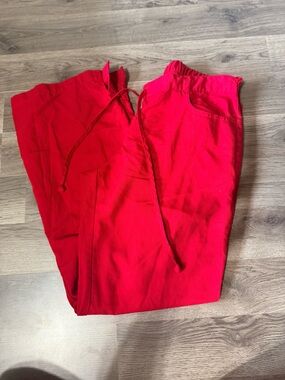 Grey's Anatomy Red Scrub Pants